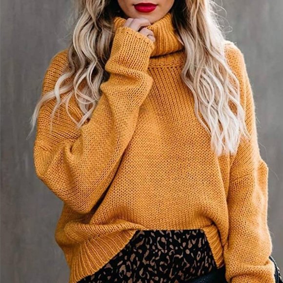 NWT Fall on Me Cut-Out back chunky sweater - Picture 2 of 3